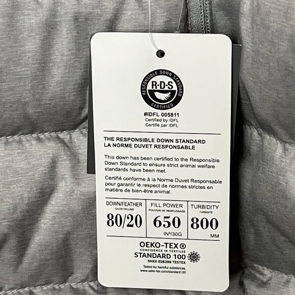 NWT Eddie Bauer Women's Plus CirrusLite Down Jacket Light Grey 2X 650 down - Picture 4 of 9